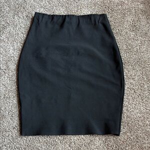 Elegant Black Pencil Skirt